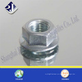 Shanghai JR Maunfacture Acero al carbono Grado 8.8 Tuerca de brida hexagonal